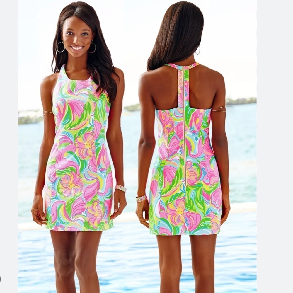 Lilly Pulitzer Vibrant Floral Mini Dress
